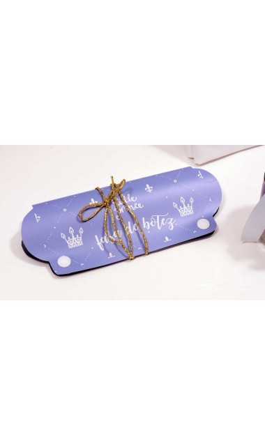 Trusou de botez Mickey Mouse personalizat grafic prin coasere cu imagini Disney Royal The King 12